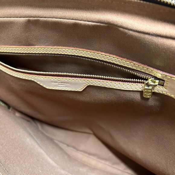 Louis Vuitton Porte-Documents Briefcase/ Laptop Case Medium Brown Leather - Picture 4 of 7